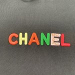 Chanel Small Fragrant Embroidered Colorful Character Logo Hoodie