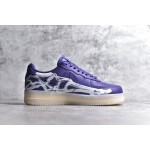 Nike Air Force 1'07 Skeleton QS Halloween Black Purple Glow Skeleton Limited Casual Board Shoe