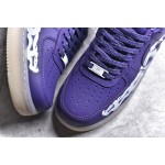 Nike Air Force 1'07 Skeleton QS Halloween Black Purple Glow Skeleton Limited Casual Board Shoe
