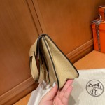 Halzan 25cm New stock tc leather S2 trench coat grey patchwork 18 elephant grey gold buckle