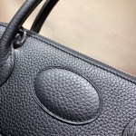 Bolide 31cm Clemence 89 black silver buckle beeswax thread hand sewn