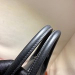 Bolide 31cm Clemence 89 black silver buckle beeswax thread hand sewn