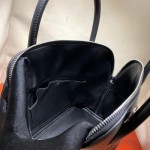 Bolide 31cm Clemence 89 black silver buckle beeswax thread hand sewn