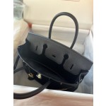Birkin 30cm black with gold buckle Togo leather Top calfskin Real shooting Quality visible to the naked eye