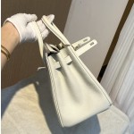 birkin25 import togo mushroom white gold buckle silver buckle all handmade