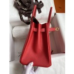 Birkin 25cm Epsom Leather National Flag Red Gold Buckle