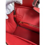 Birkin 25cm Epsom Leather National Flag Red Gold Buckle