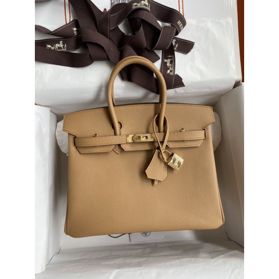 Birkin 25cm Epsom leather Biscuit color 🍪 Gold buckle