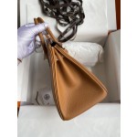 Birkin 25cm Epsom Leather Gold Brown Gold Buckle