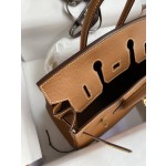 Birkin 25cm Epsom Leather Gold Brown Gold Buckle