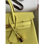 Birkin 25cm Epsom Leather Lemon Yellow 🍋 Gold Buckle