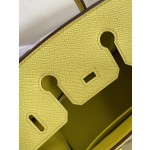 Birkin 25cm Epsom Leather Lemon Yellow 🍋 Gold Buckle