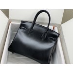 birkin30 antique bag box leather limited edition black buckle all hand sewn