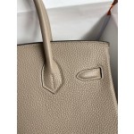 Birkin 25/30/35cm Imported Togo Leather Turtle Grey Gold Buckle