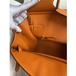 Birkin 25/30/35cm Imported Togo leather Orange Gold buckle