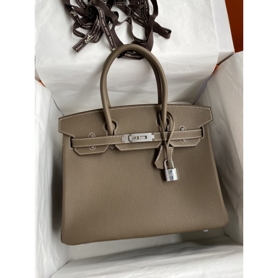 Birkin 25/30/35cm Imported Togo leather Elephant Grey 🐘 Gold and silver buckle in stock