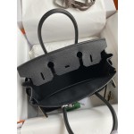 Birkin 25/30/35cm imported Togo leather black gold buckle