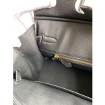 Birkin 25/30/35cm imported Togo leather black gold buckle