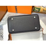 Birkin 30cm Black Silver buckle Imported Togo leather Beeswax thread stitching