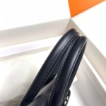 Birkin 25cm black gold buckle silver buckle  Original swift calfskin top craftsmanship beeswax thread handmade