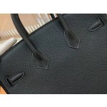 Birkin Black Gold Buckle togo French original beeswax thread
