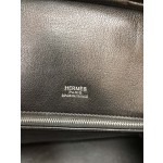 Birkin Riga 30cm swift leather spell imported canvas top handmade! Counter quality!