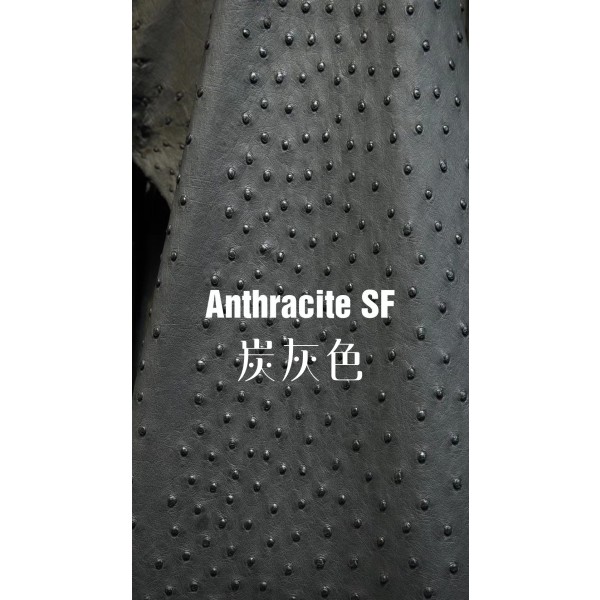 Hermes production of exclusive leather contact customer service custom South African wild ostrich skin:Charcoal Gray