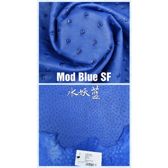 Hermes production of exclusive leather contact customer service custom South African wild ostrich skin:7T Siren Blue