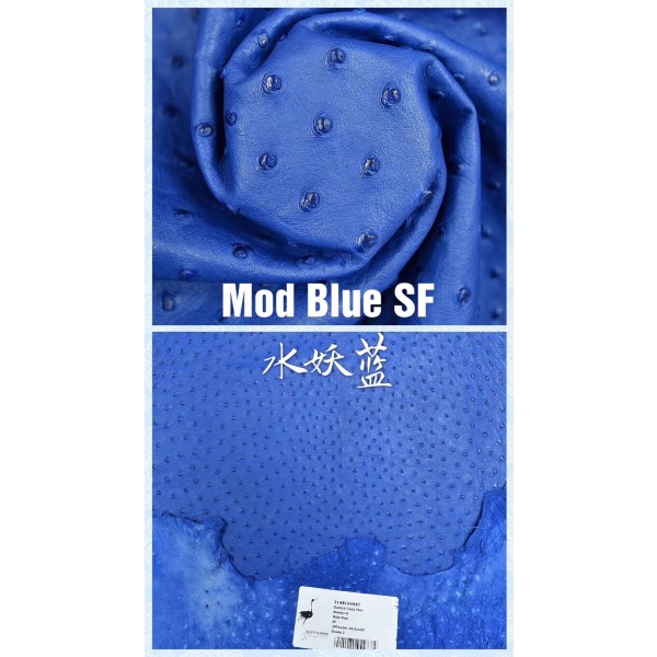 Hermes production of exclusive leather contact customer service custom South African wild ostrich skin:7T Siren Blue
