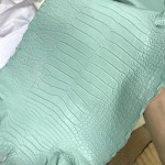 Hermes bag making process：American mint green big leather to new leather Bk 25 30 can do