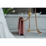 Chanel 𝑾𝒐𝒄 hair bag metallic ball 𝒘𝒐𝒄𝒄 dry rose pink