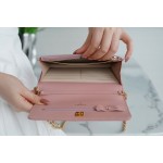 Chanel 𝑾𝒐𝒄 hair bag metallic ball 𝒘𝒐𝒄𝒄 dry rose pink