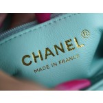 CHANEL 𝑪𝒐𝑪𝒐 𝒉𝒂𝒏𝒅𝒍 𝒆 New cowhide handle small 𝙗𝙖𝙗𝙮 blue