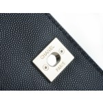 CHANEL 𝑪𝒐𝑪𝒐 𝒉𝒂𝒏𝒅𝒍𝒆 New Cowhide Handle Small Black Gold