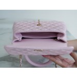 CHANEL 𝑪𝒐𝑪𝒐 𝒉𝒂𝒏𝒅𝒍 𝒆 New Cowhide Handle Small Cherry Blossom Powder