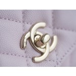 CHANEL 𝑪𝒐𝑪𝒐 𝒉𝒂𝒏𝒅𝒍𝒆 New Cowhide Handle 𝗠𝗶𝗡𝗶𝗡𝗶 Sakura Pink 🌸