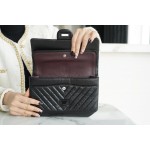 𝗖𝗵𝗮𝗻𝗲𝗹 Replica ❷. ❺❺ V pattern Small Black