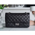 𝗖𝗵𝗮𝗻𝗲𝗹 Replica ❷. ❺❺ Italian [Montebello] Calfskin Small   Black Silver