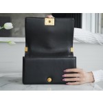 𝗖𝗵𝗮𝗻𝗲𝗹 𝗟𝗲𝗯𝗼 𝘆Italy 🇮🇹GR original lambskin：Medium Black Gold