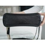 𝗖𝗵𝗮𝗻𝗲𝗹 𝗚𝗮𝗯𝗿𝗶𝗲𝗹𝗲❥ classic stray bag Italy 🇮🇹 "Montebello" original cowhide：Medium Black