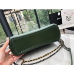 𝗖𝗵𝗮𝗻𝗲𝗹 𝗚𝗮𝗯𝗿𝗶𝗲𝗹𝗲❥ classic stray bag Italy 🇮🇹 "Montebello" original cowhide：Medium Cuba Green