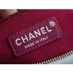 𝗖𝗵𝗮𝗻𝗲𝗹 𝗚𝗮𝗯𝗿𝗶𝗲𝗹𝗲❥ classic stray bag Italy 🇮🇹 "Montebello" original cowhide：Small  Blue and White