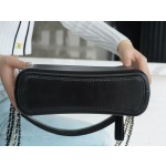 𝗖𝗵𝗮𝗻𝗲𝗹𝗚𝗮𝗯𝗿𝗶𝗲𝗹𝗲❥⼵ New style stray bag Italy 🇮🇹 Montebello original cowhide: medium black