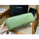 SAINT LAURENT #𝙇𝙤𝙪𝙇𝙤𝙪 𝙥𝙪𝙛𝙛𝙚𝙧#57747(large gold buckle)