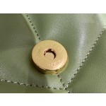 SAINT LAURENT #𝙇𝙤𝙪𝙇𝙤𝙪 𝙥𝙪𝙛𝙛𝙚𝙧#57747(large gold buckle)