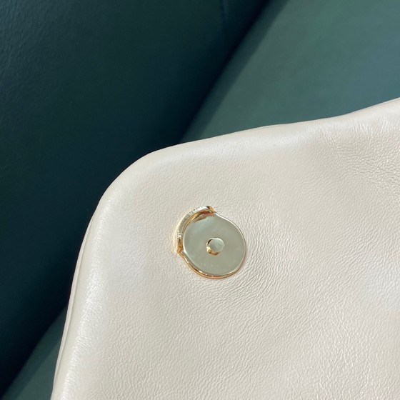 SAINT LAURENT #𝙇𝙤𝙪𝙇𝙤𝙪 𝙥𝙪𝙛𝙛𝙚𝙧LOULOU PUFFER Mini Quilted Lambskin Bag #620333Original Leather