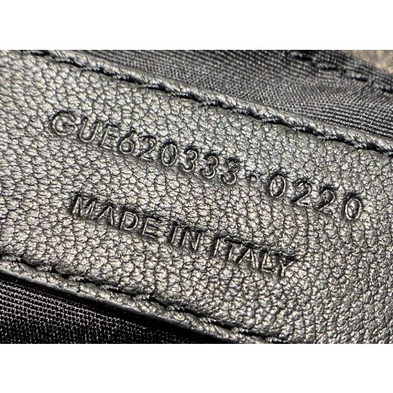 SAINT LAURENT #𝙇𝙤𝙪𝙇𝙤𝙪 𝙥𝙪𝙛𝙛𝙚𝙧LOULOU PUFFER Mini Quilted Lambskin Bag #620333Original Leather