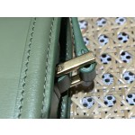 SAINT LAURENT 𝑺𝑶𝑳𝑭𝑬𝑹𝑰𝑵𝑶 𝑩𝑶𝑿 🎐.「avocado green」#：634306