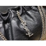 SAINT LAURENT ▪️ 𝗠𝗶𝗻𝗶 𝗹𝗲𝗮𝘁𝗵𝗲𝗿 𝘀𝗵𝗼𝘂𝗹𝗱𝗲𝗿 𝗯𝗮𝗴▪️681632original leather