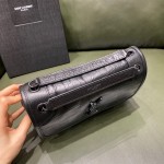 SAINT LAURENT 𝒏𝒊𝒌𝒊  𝒃𝒂𝒃𝒚 𝟮𝟮𝒄𝒎 #533037 New matte E original leather.jd